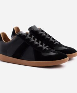 Morgen Trainers - Leather/Suede - Gum Sole - Men's