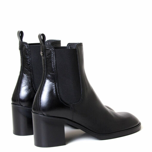 Aida Women's Leather Chelsea Boot Black - Image 4