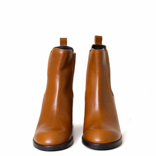 Aida Women's Leather Chelsea Boot Brown - Image 3