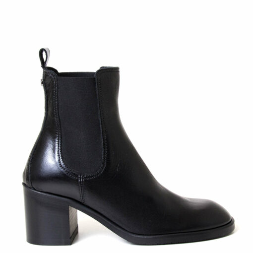 Aida Women's Leather Chelsea Boot Black