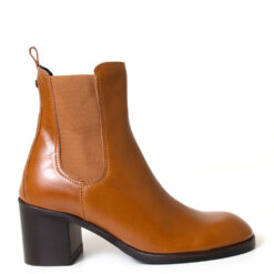 Aida Women's Leather Chelsea Boot Brown