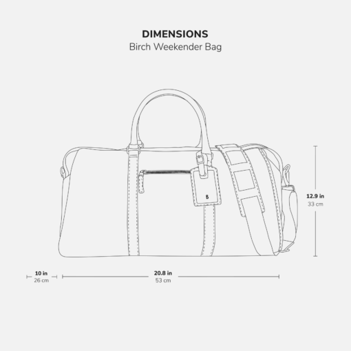 Birch Weekender Bag - Women’s Pebbled Leather - Image 11