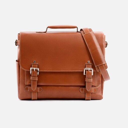 Gaston Messenger Bag - Pebbled - Men's - Image 6