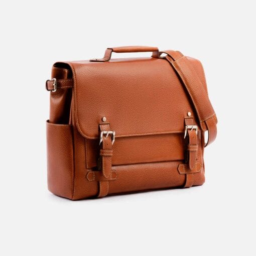 Gaston Messenger Bag - Pebbled - Men's - Image 8
