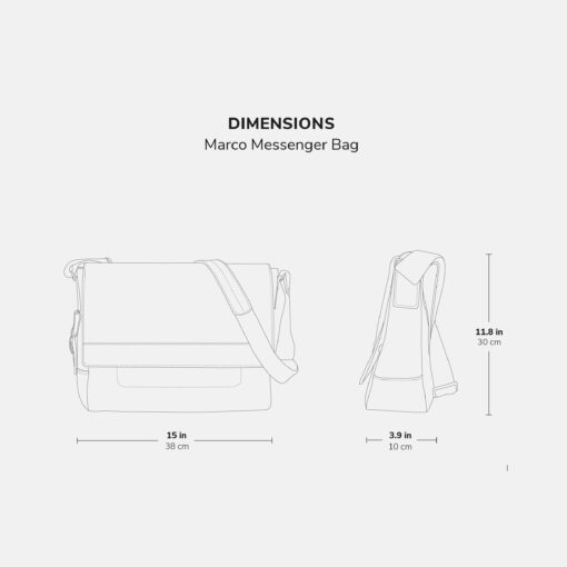 Marco Messenger Bag - Men's - Image 11