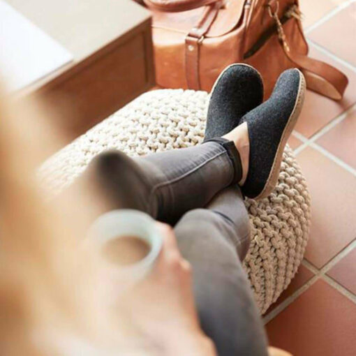 The Slip On Unisex Shoe Black - Image 4