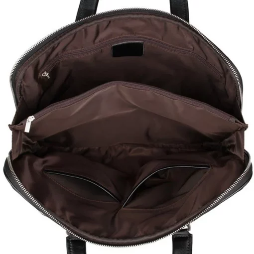 Premium Genuine Leather Slim Laptop Bag - 482023 - Image 3