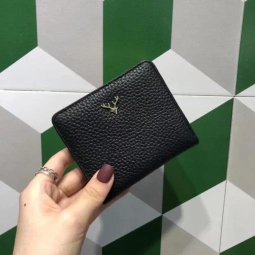 Slim Folded Women’s Genuine Cowhide Leather Wallet – 4777236