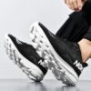 Air Cushion Runner Trainers Black white