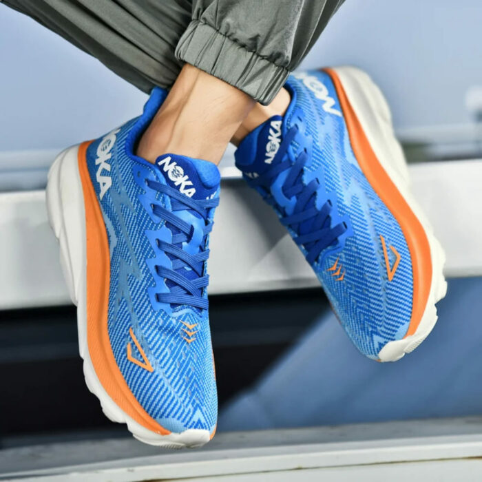 Air Cushion Runner Trainers Blue (2)