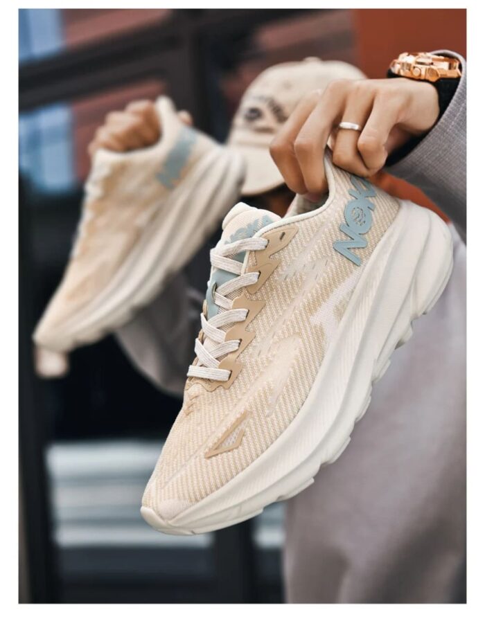 Air Cushion Runner Trainers Cream