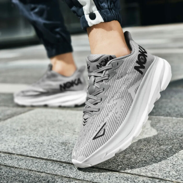 Air Cushion Runner Trainers Grey 1
