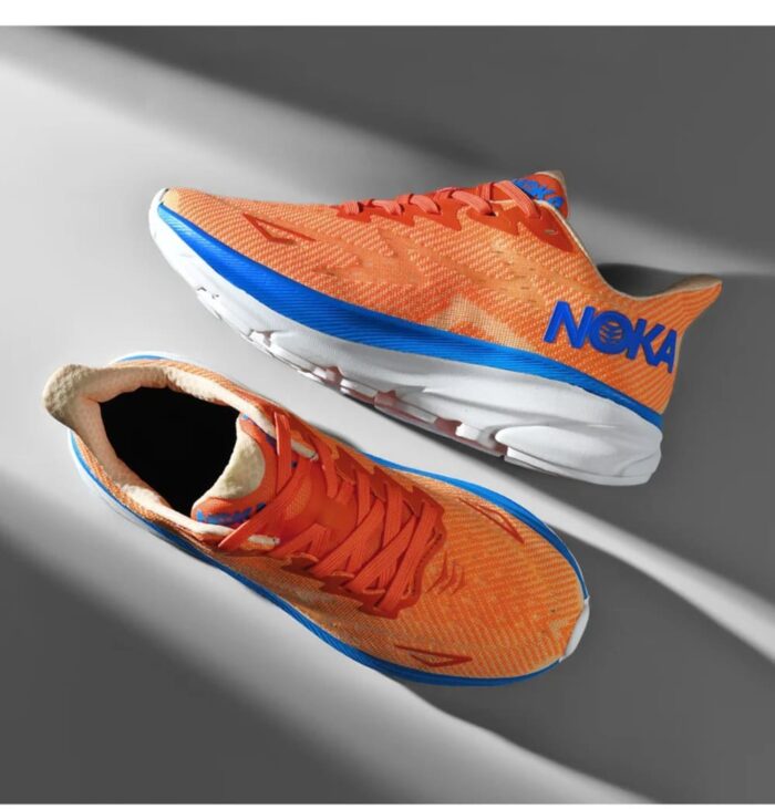 Air Cushion Runner Trainers orange 1