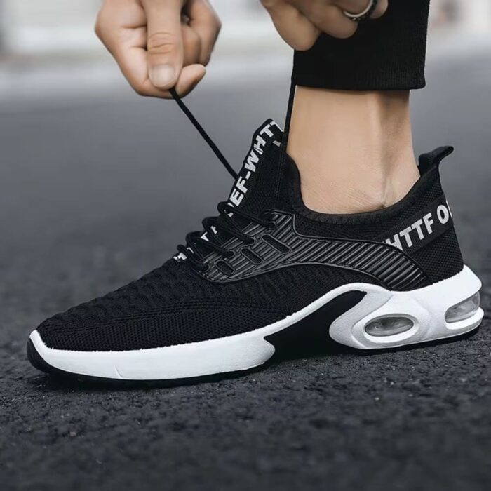 Everyday Lightweight Canvas Sneakers for Men black (2)