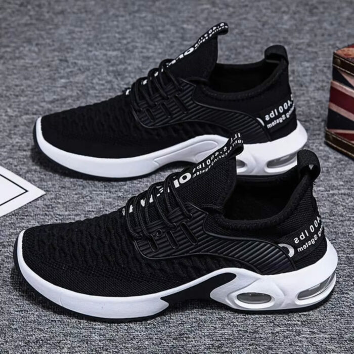 Everyday Lightweight Canvas Sneakers for Men black