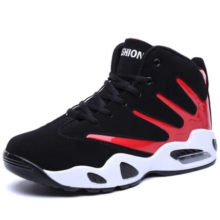 High Top Sneakers for Men red