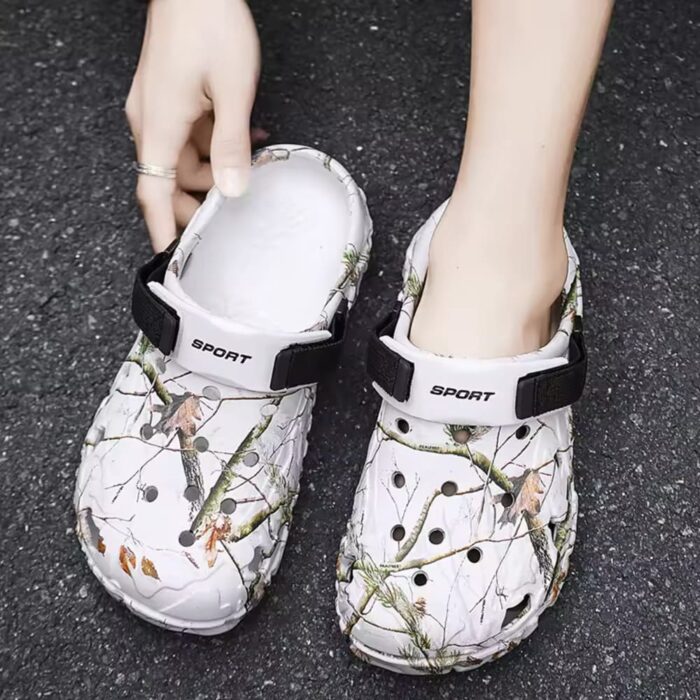 Nature Aquarium Style Sandals white