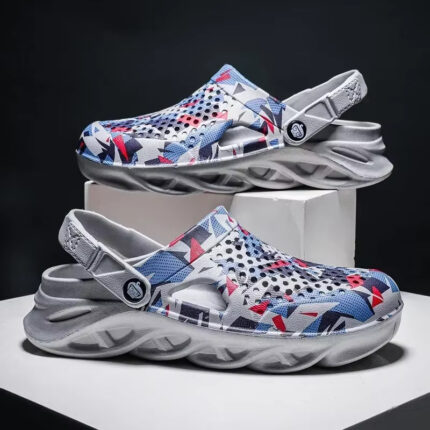 blue red sandle