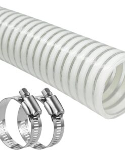 1. 5" x 12 FT Pool Filter Hose - Replacement for Above Ground Pools - Flexible, UV Resistant PVC Vacuum Hose