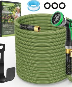 100 ft Garden Hose - Lightweight Non-Expanding Water Hose - Durable & Kink-Free