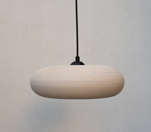12" Handcrafted Ceramic Pendant Light - Modern Chandelier for Kitchen Island Lighting - Image 4