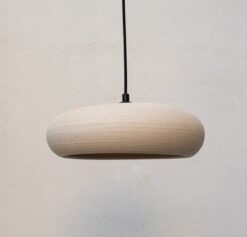 12" Handcrafted Ceramic Pendant Light - Modern Chandelier for Kitchen Island Lighting