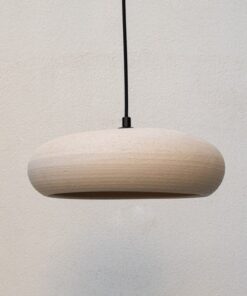 12" Handcrafted Ceramic Pendant Light - Modern Chandelier for Kitchen Island Lighting