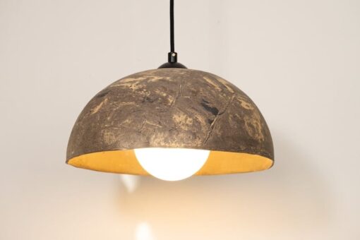 19" Handcrafted Ceramic Pendant Light - Modern Chandelier for Kitchen Island Lighting