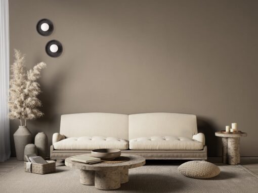 19" Japandi Ceramic Wall Sconce - Handmade Wabi Sabi Lamp - Modern Minimalist Home Decor Lighting - Image 2