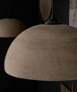 19" Large Wabi Sabi Ceramic Pendant Light - Modern Chandelier Island Lighting - Asian Style