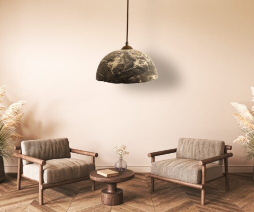 19" Modern Ceramic Pendant Light - Pottery Chandelier for Kitchen Island & Dining Room - Image 2