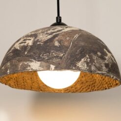 19" Modern Ceramic Pendant Light - Pottery Chandelier for Kitchen Island & Dining Room