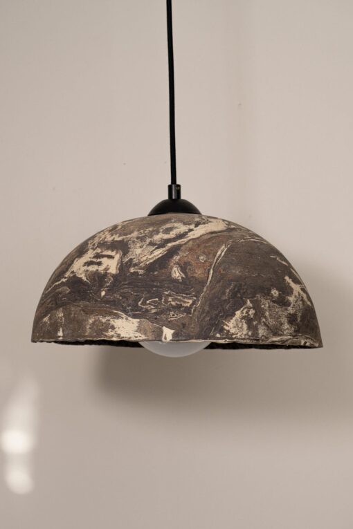 19" Rustic Ceramic Pendant Light - Pottery Chandelier for Kitchen Island Dining Room - Image 2