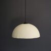 19" Wabi Sabi Ceramic Pendant Light - Handmade Clay Chandelier - Modern Minimalist Lighting
