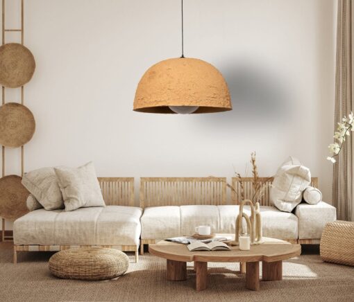 19" Wabi Sabi Ceramic Pendant Light - Modern Handmade Stoneware Chandelier - Boho Home Decor - Item Idea - Image 2