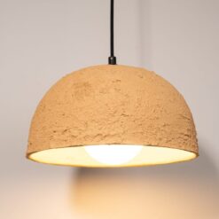19" Wabi Sabi Ceramic Pendant Light - Modern Handmade Stoneware Chandelier - Boho Home Decor - Item Idea