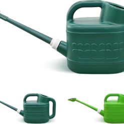 2 Gallon Watering Can - Long Spout & Stainless Steel Head - Outdoor Garden Plants & Flowers
