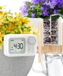 2025 Upgraded Automatic Drip Irrigation Kit - Indoor Plant Watering System with Digital Timer - Supports 15 Plants
