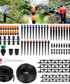 240FT Drip Irrigation Kit - Automatic Watering System for Garden, Lawn & Greenhouse