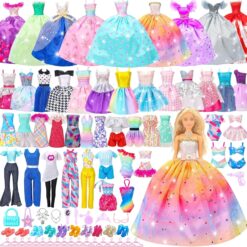 52 Pcs Doll Clothes & Accessories Set