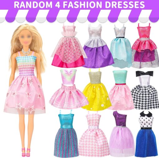 56 Pcs Doll Clothes & Accessories Set - Image 4