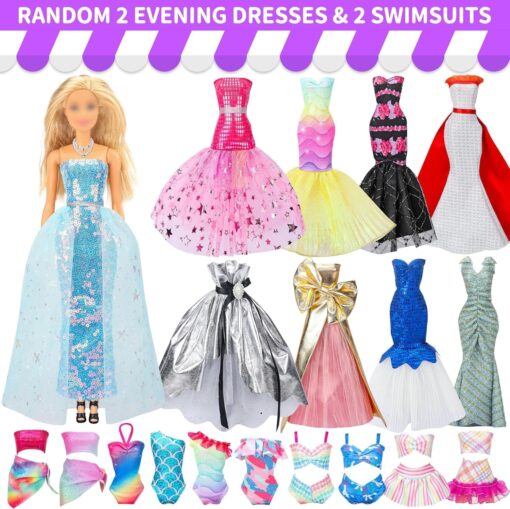 56 Pcs Doll Clothes & Accessories Set - Image 3