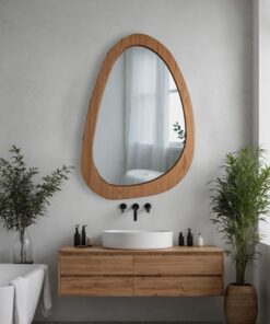Aesthetic Wall Mirror - Personalized Christmas & Housewarming Item - Modern Home Decor