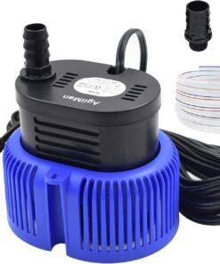 AgiiMan 850 GPH Pool Cover Pump - Submersible with Hose & Adapters - Above/In-Ground Water Removal
