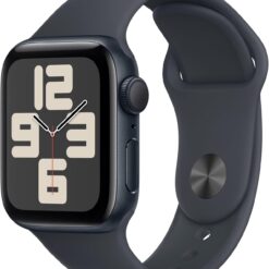 Apple Watch SE (2nd Gen) 40mm GPS Midnight Aluminum - Fitness, Sleep & Heart Rate Tracking