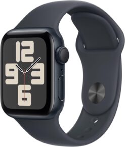Apple Watch SE (2nd Gen) 40mm GPS Midnight Aluminum - Fitness, Sleep & Heart Rate Tracking
