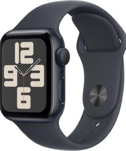Apple Watch SE (2nd Gen) 40mm GPS Midnight Aluminum - Fitness, Sleep & Heart Rate Tracking