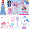 Barbie Advent Calendar 2024 with Doll - Holiday Fun & 24+ Surprises!