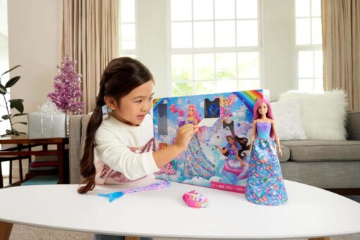 Barbie Advent Calendar 2024 with Doll - Holiday Fun & 24+ Surprises! - Image 2