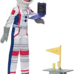 Barbie Careers 65th Anniversary Astronaut Doll Playset - Brunette, Space Explorer Toy